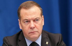 Russian Security Council Deputy Chairman Dmitry Medvedev